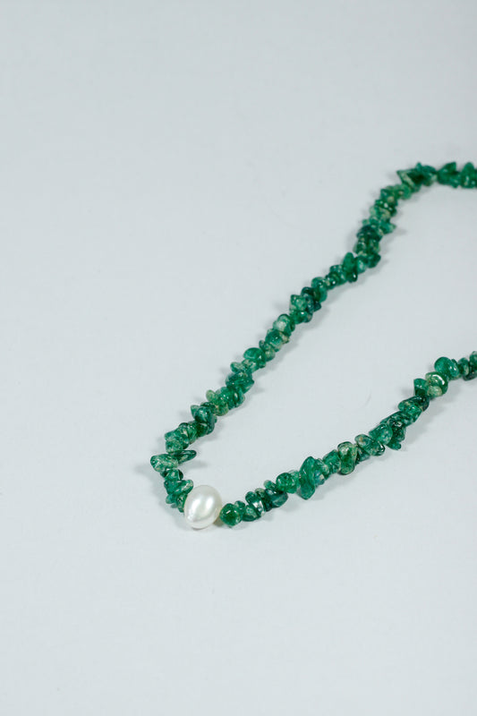 NECKLACE TORUMALINE PEARL