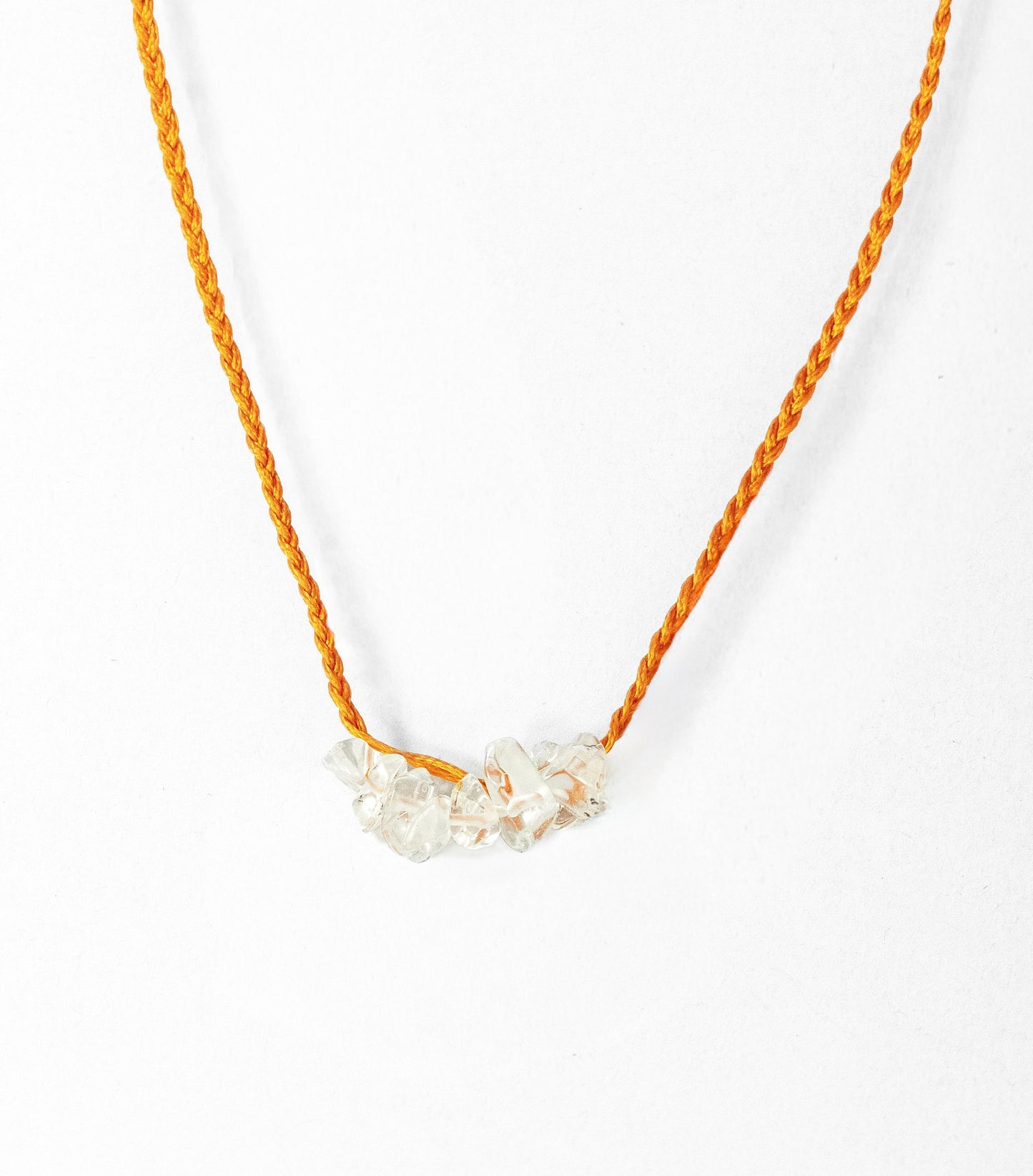 NECKLACE CRYSTAL ORANGE