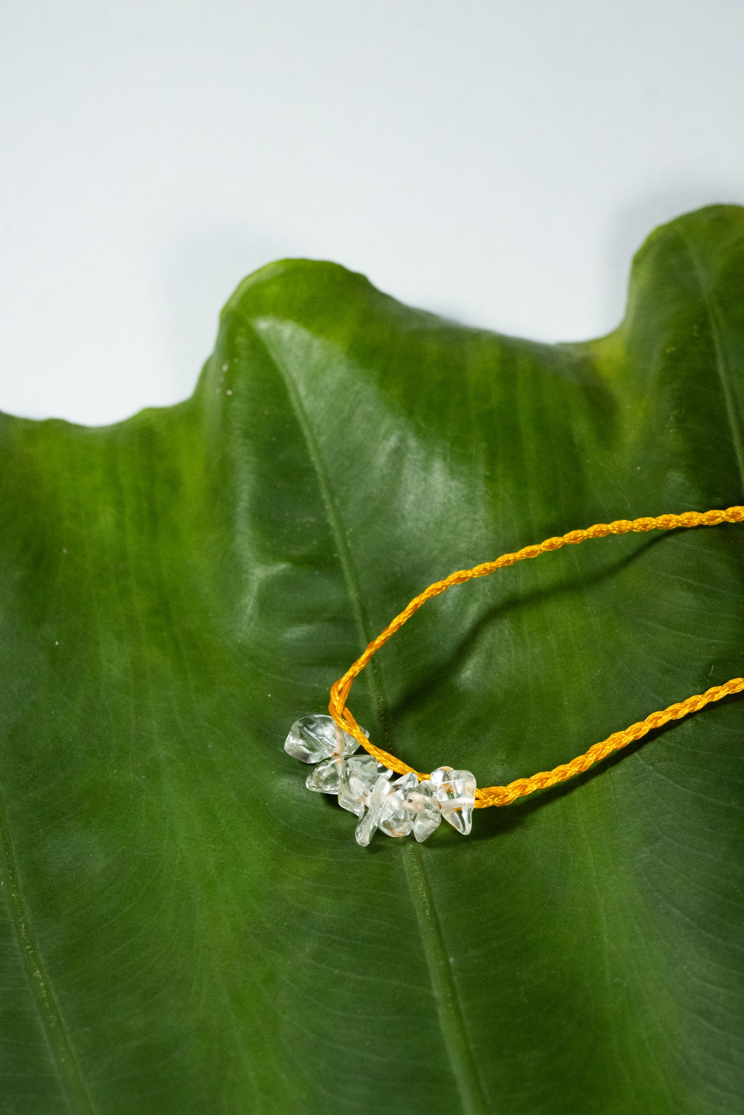 NECKLACE CRYSTAL ORANGE