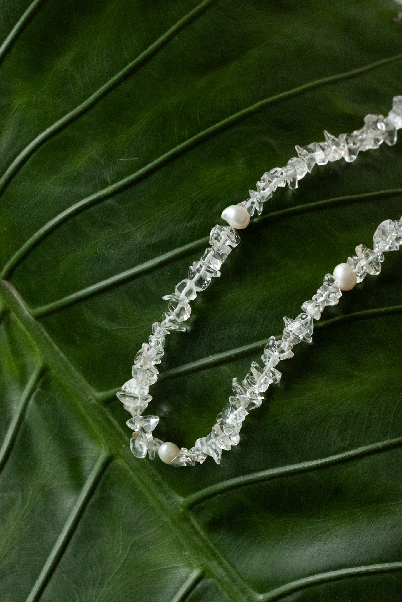 NECKLACE PEARL CRYSTAL